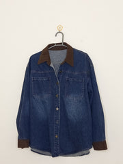 FSY Denim Shirt Men's Large Size