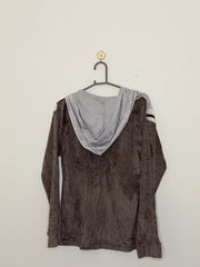 Women's Velvet Hoodie Large Size