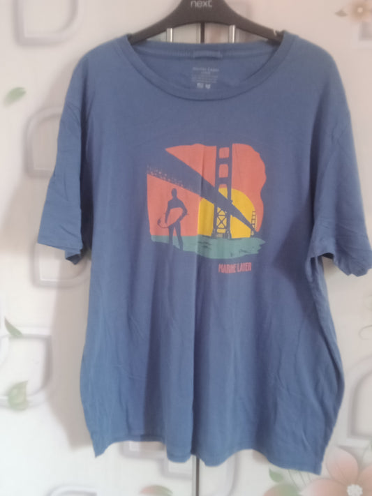 Marine Layer Large Size Men's T-shirt